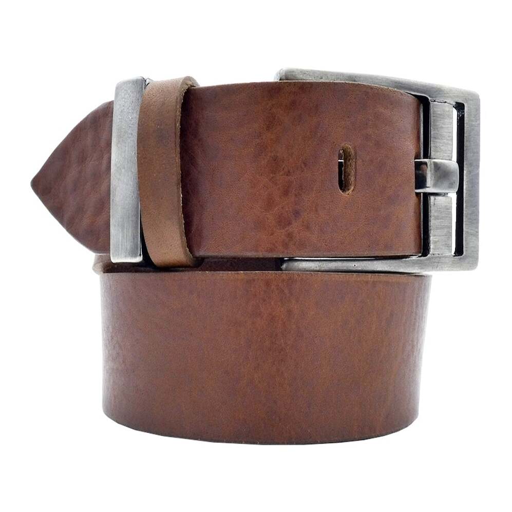 Cintura in cuoio Firenze 4cm fibbia zama canna di fucile