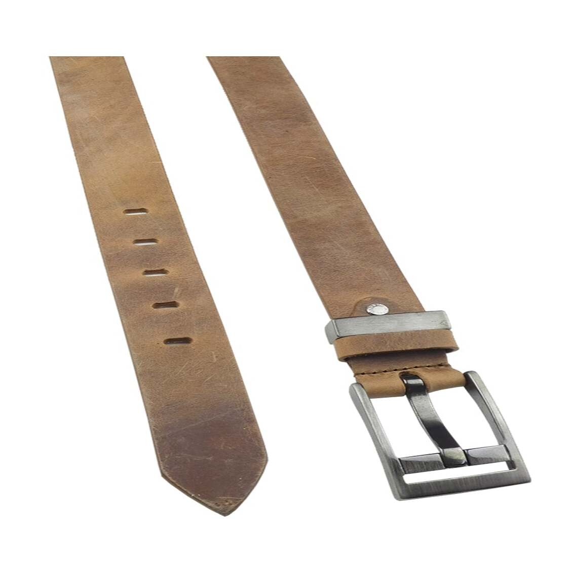 Cintura in cuoio Firenze 4cm fibbia zama canna di fucile