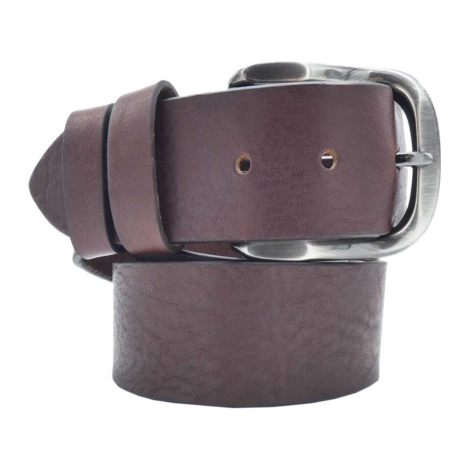Cintura Napoli in Pelle 4cm con Fibbia Zama Canna di Fucile