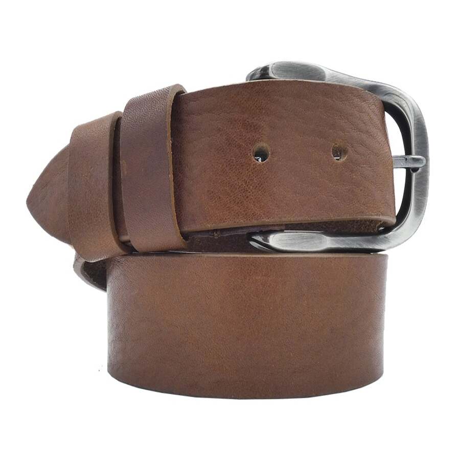 Cintura Napoli in Pelle 4cm con Fibbia Zama Canna di Fucile
