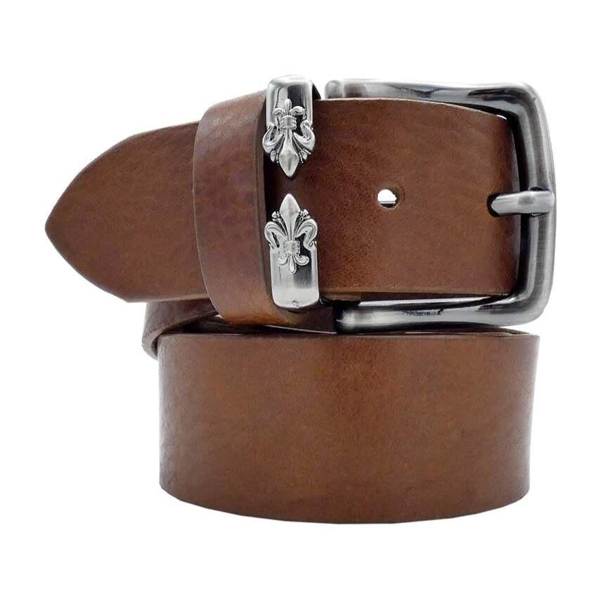 Cintura in cuoio Gigli realizzazione artigianale made in Italy